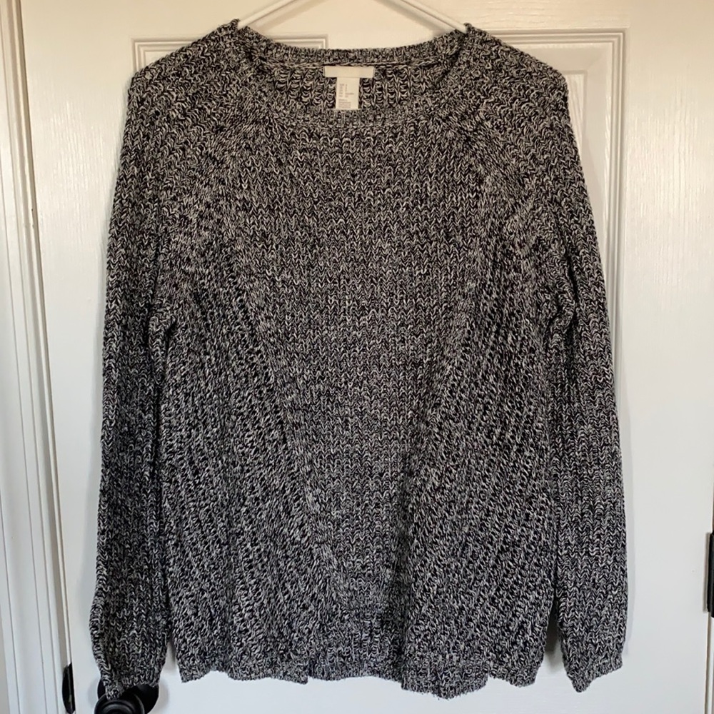 H&M Marled Crewneck Sweater
